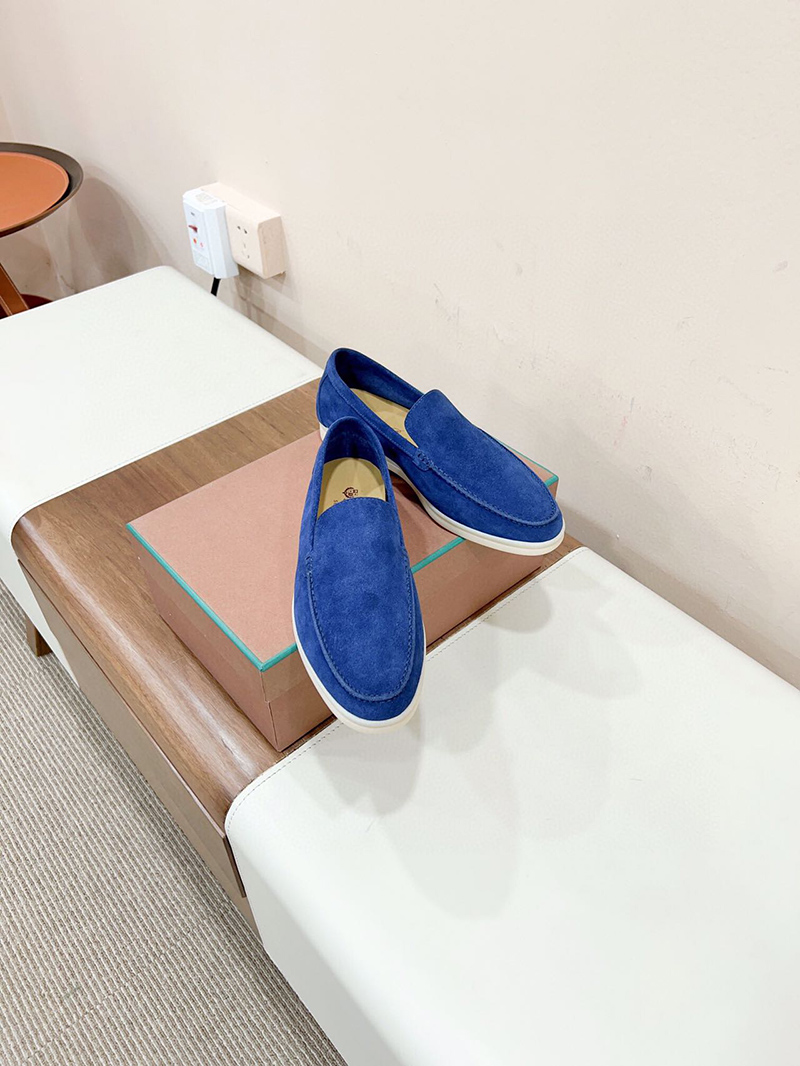 LORO PIANA Summer Walk Loafer In Sorbet