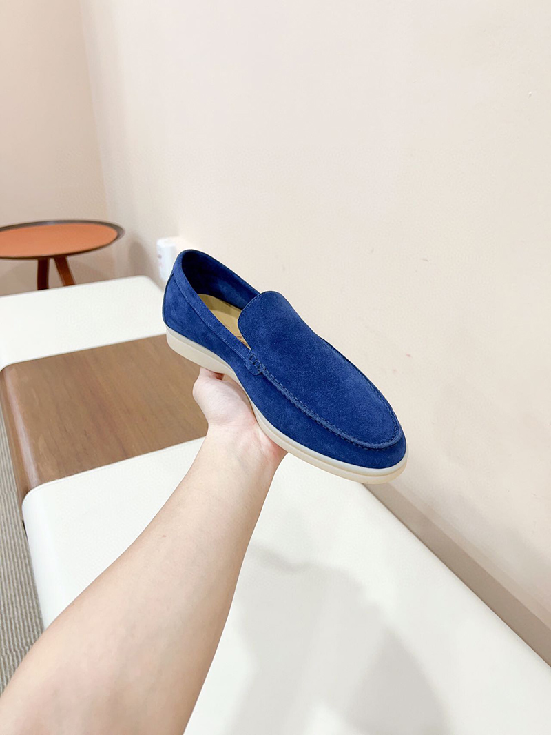 LORO PIANA Summer Walk Loafer In Sorbet