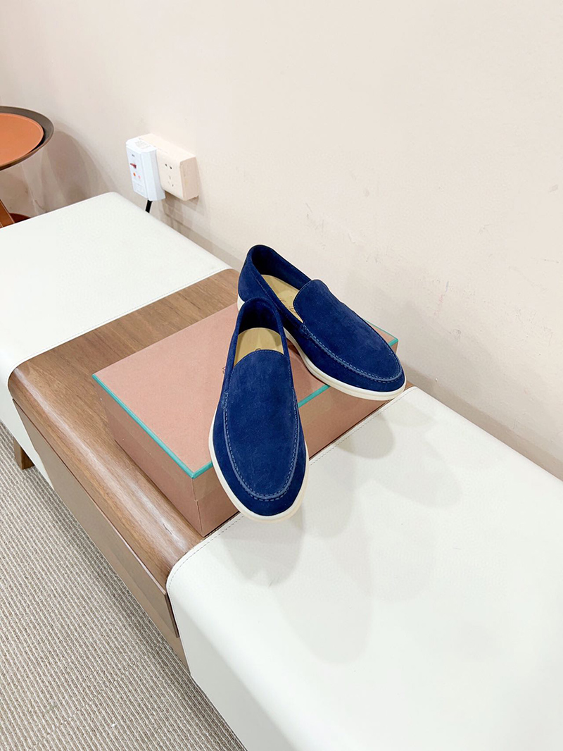 LORO PIANA Summer Walk Loafer In Sorbet