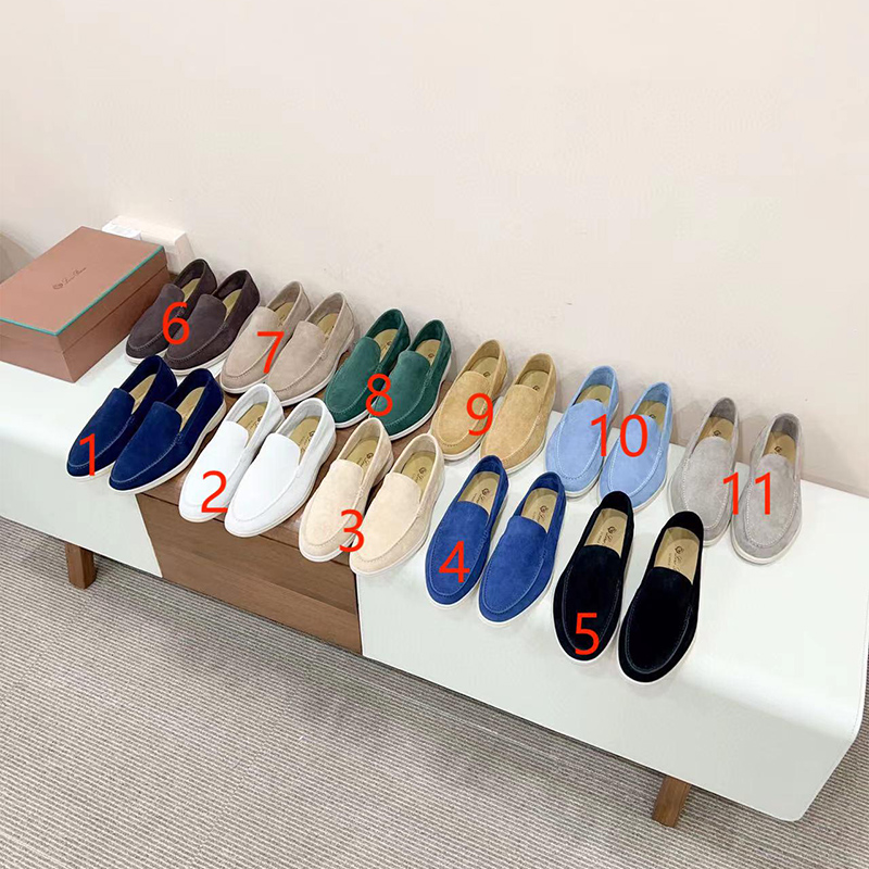LORO PIANA Summer Walk Loafer In Sorbet