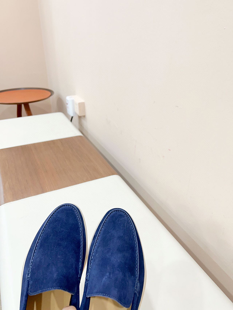 LORO PIANA Summer Walk Loafer In Sorbet